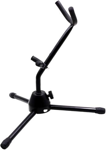 Folding Alto Saxophone Stand with Soft Sponge Cushion Durable Saxophone Holder Bracket for Home Music Rooms and Performance Display Scratch Resistant Rack for Reliable Instrument in Saudi Arabia