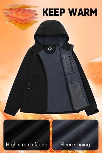 FARVALUE WOMENS خفيفة الوزن سترة ناعمة سترة مقنعين معطف مقاوم للرياح معطف المشي لمسافات طويلة معزولة المشي لمسافات طويلة in Kuwait