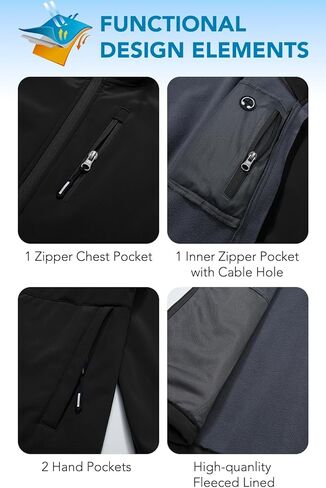 FARVALUE WOMENS خفيفة الوزن سترة ناعمة سترة مقنعين معطف مقاوم للرياح معطف المشي لمسافات طويلة معزولة المشي لمسافات طويلة in Kuwait