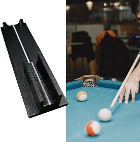 Billiards Stroke Trainer Billiards Training Tool Aiming Practice Billiard Stroke Exerciser for Snooker Billiard Basic Skills, Black in Saudi Arabia