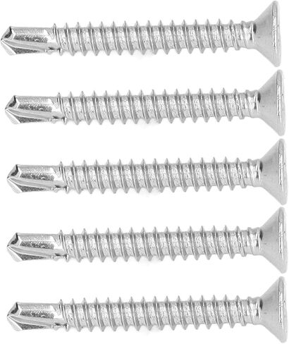 Stainless Steel Countersunk Drill Screws 100PCS, Cross Screw Assortment, 38mm Standard Length for Various Applications (M4.2-18) in Saudi Arabia