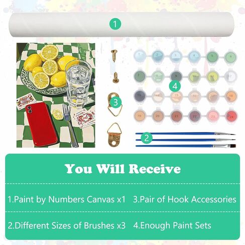 Meiyuda Landscape Paint by Numbers Att ، Paint Forest Mountain بأرقام للمبتدئين البالغين ، DIY House Acrylic Ail Painf in Saudi Arabia