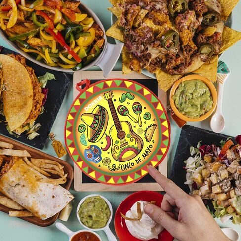 SOKKIA Tortilla Warmer Taco 12 Inch Insulated Cloth Pouch - Microwave Use Fabric Bag to Keep Food Warm and Fresh (Hot Red Chili Pepper Carnival White) in Kuwait