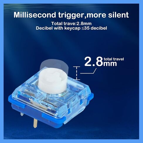 Kailh Choct V2 مفاتيح خلفية منخفضة لمخلفات لوحة المفاتيح الميكانيكية ، مفتاح RGB/SMD/MX 3-Pin in Kuwait