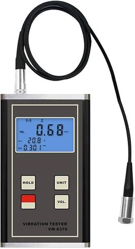 عداد الاهتزاز الرقمي VM-6370 متر الاهتزاز مقياس الاهتزاز الآلية غير المتوسطة والانحراف اختبار الاهتزاز مقياس كهروضوئي piezoelectric in Kuwait