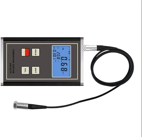 عداد الاهتزاز الرقمي VM-6370 متر الاهتزاز مقياس الاهتزاز الآلية غير المتوسطة والانحراف اختبار الاهتزاز مقياس كهروضوئي piezoelectric in Kuwait