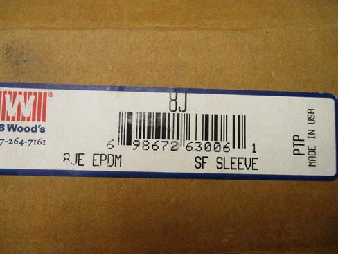 Tb Wood'S Sleeve Coupling Insert, 8Je, Epdm Rubber in Saudi Arabia