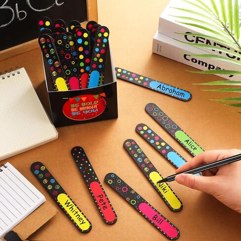 Outus 101 Pcs Pencils Name Flip Sticks Classss يجب أن يحتذى in Saudi Arabia