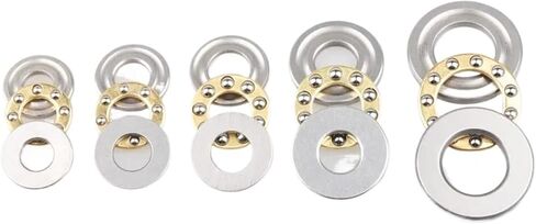 I/D 3/4/5/6/7/8/9/10mm Mini Axial Ball Flat Washers Thrust Bearing F3-8M F4-9M F4-10M F5-10M F5-12M F6-12M F7-13M F8-16M F10-18M(F6-14m 6x14x5mm) in Saudi Arabia