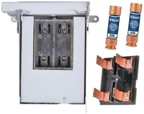 Fusible Pullout HVAC Disconnect with (2) 15 Amp Fuses Included in Saudi Arabia