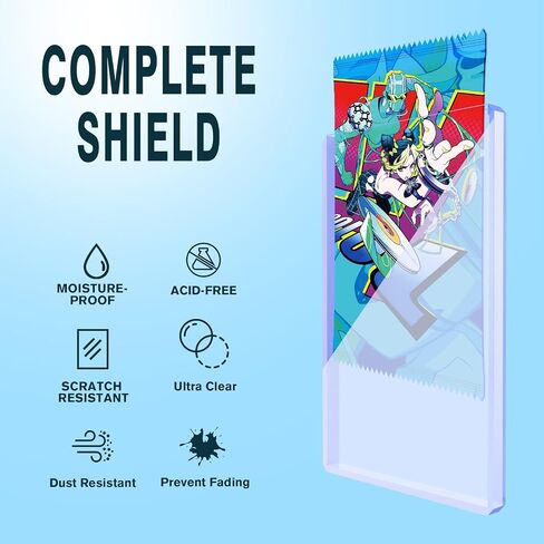 300ct Semi Rigid Card Holders - 300ct Soft Card Sleeves for Trading Card, Card Savers, Baseball Card Grading Card Submissions with 1/2" Lip Sleeves Standard Grading Cards, Sport Cards Protectors in Saudi Arabia