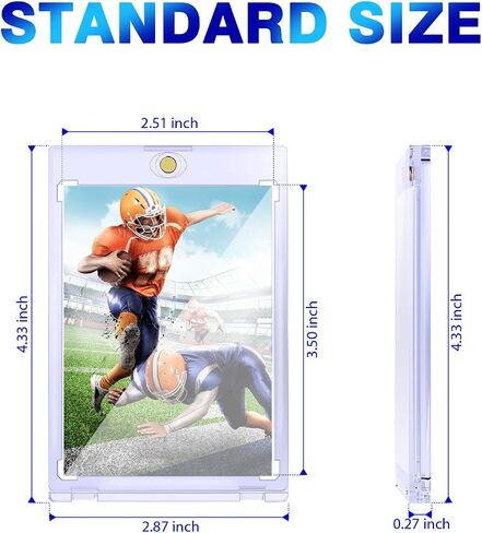 300ct Semi Rigid Card Holders - 300ct Soft Card Sleeves for Trading Card, Card Savers, Baseball Card Grading Card Submissions with 1/2" Lip Sleeves Standard Grading Cards, Sport Cards Protectors in Saudi Arabia