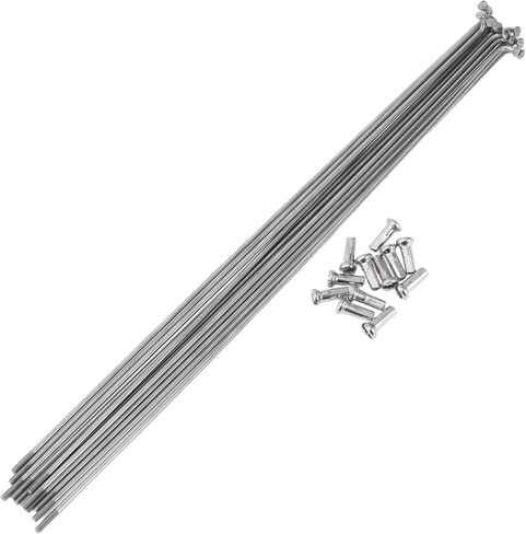12 Set 14G Bicycle Spokes 239mm Bike Wheel Spokes 304 Stainless Steel Silver Tone in Saudi Arabia