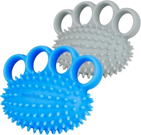 Swokcy Stress Balls for Adults – Hand Exercise Ball & Squeeze Ball Grip Strength Trainer for Finger Therapy, Stress Relief, and Hand Workout(2 pack) in Saudi Arabia