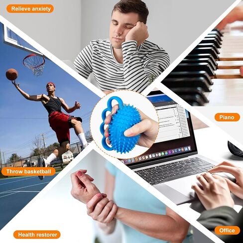 Swokcy Stress Balls for Adults – Hand Exercise Ball & Squeeze Ball Grip Strength Trainer for Finger Therapy, Stress Relief, and Hand Workout(2 pack) in Saudi Arabia