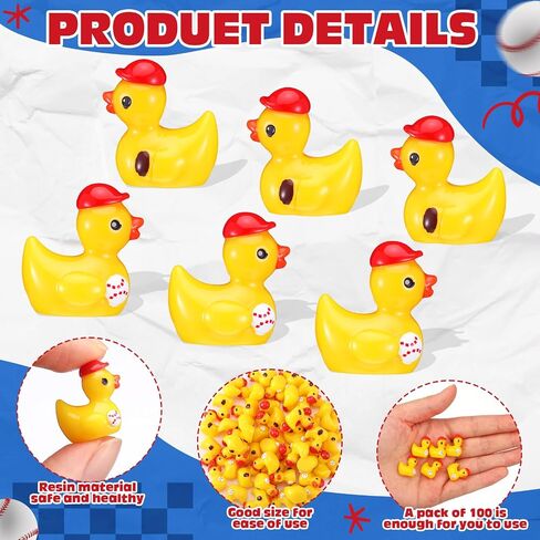 Suzile 50 PCS Mini Resin Bee Ducks Tiny Resin Animals Figs Small Little Bee Ducks Miniature Gift Decor in Saudi Arabia