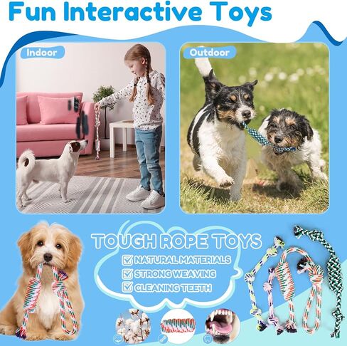 Indestructible Dog Toys for Aggressive Chewers, Tough Chew Toys for Dogs, Interactive Large Dog Toy to Keep Them Busy, Super Chewer Dog Toy for Large Medium Breed, Gifts for Dogs in Kuwait