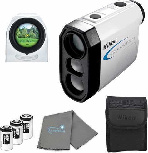 Nikon Coolshot Golf Laser Rangefinder Bundle with 3 CR2 Batteries and a Cleaning Cloth (20 GII & 20i GII) in Saudi Arabia