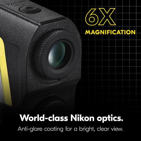 Nikon COOLSHOT 50i GII Golf Rangefinder | Laser rangefinder with Magnet Mount, Slope, OLED Display and 5 Year Warranty | Official Nikon USA Model in Saudi Arabia