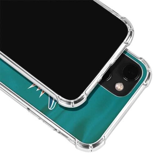 Skinit Clear Phone Case متوافق مع iPhone 13 - تصميم NFL Miami Dolphins مرخص رسميًا in Saudi Arabia