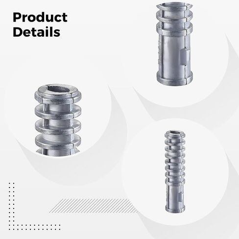 Zinc Alloy Shield Anchors for Wood, 5/8 Concrete Expansion Bolts, Galvanized, Cylindrical Design, Strong, 30-Pack in Saudi Arabia