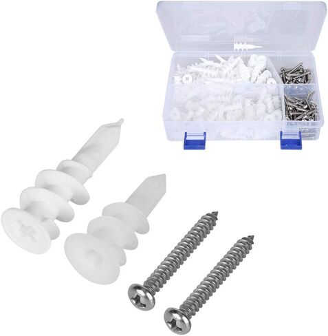 240pcs Expansion Anchors Nylon 304 Stainless Steel Screw Set Convenient Durable Practical Outdoor Construction in Saudi Arabia