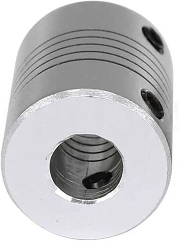 D19L25 Aluminum Flexible Coupling 3mm 4mm 5mm 6.35mm 8mm 10mm CNC Stepper Motor Coupler Encoders Engraving Machine 1Pcs(8mm x 6.35mm) in Saudi Arabia
