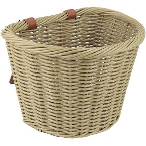 ZUKKA Bike Basket Front Adult Bike Basket for Women Front Woven Waterproof Basket with Adjustable Leather Straps Storage Bicycley Basket for Cruiser Bike Folding Bike Commuter Bike in Saudi Arabia