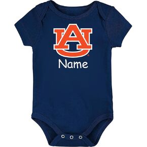 Auburn Tigers Personalized Color Baby Onesie Bodysuit in Saudi Arabia