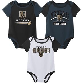 Outerstuff NHL Teams Newborn Baby and Infant Short Sleeve Bodysuit Variety 3-Pack (0-18m) in Saudi Arabia
