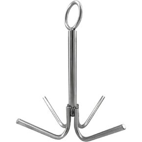 Boat Anchor Stainless Steel 4-Claw Anchor Anti-Rust Grab Hook Anchor Grapple in Saudi Arabia