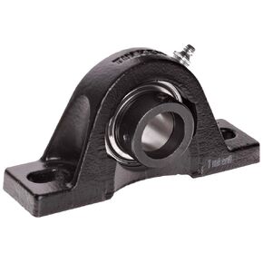 Timken RAK1 7/16 Pillow Block, 2 Bolt Holes, Relubricatable, Non-Expansion, Cast Iron, Eccentric Locking Collar, Steel Insert, Inch, 1-7/16" Bore Diameter in Kuwait