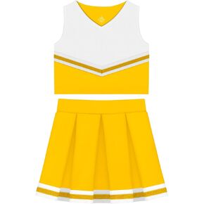 Creative Knitwear College Baby Baby Cheerleader Dress من قطعتين/تنورة - ألوان متعددة ، للفتيات (2T - 12 عامًا) in Kuwait