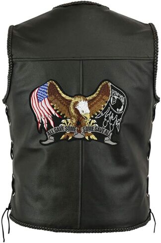 US Marines Eagle Patch | Military Patriotic Vet American Flag | Iron On Embroidered Large - by Nixon Thread Co. (11") (Marines) in Saudi Arabia