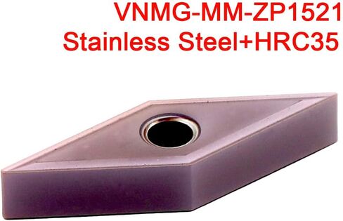 5pcs VNMG 1604 04 08 ZP1521 القاطع الصلبة القابلة للفهرسة لـ CNC مقاوم المقاوم للصدأ ممل كاربايد إدراج (MS-ZP152 ، VNMG160408) in Saudi Arabia