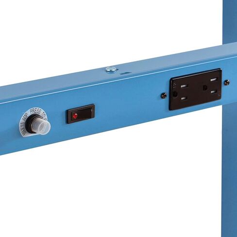 Global Industrial 72 "W × 30" د طاولة عمل قابلة للتعديل ، ساحة الطاقة ، 1-3/4 "حافة السلامة من القيقب السميكة ، الأزرق in Kuwait
