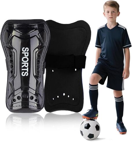 شباب كرة القدم حراس لطفاء للأطفال شين منصات العجل العجل المعدات الواقية للوقاية معدات كرة القدم للبنين الأطفال من 3 إلى 15 سنة in Kuwait
