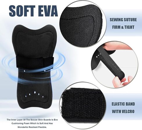 Youth Soccer Shin Guards for Kids Shin Pads Child Calf Protective Gear Protective Soccer Equipment for Boys Girls Children 3-15 Years Old in Saudi Arabia