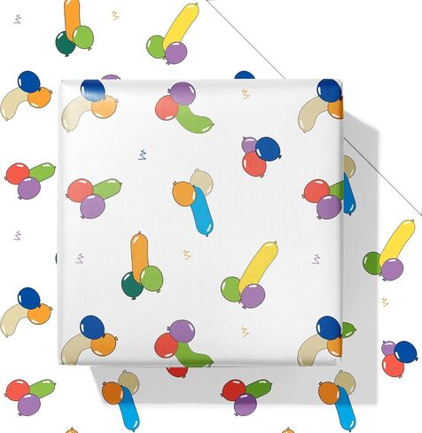 Vnaaem Funny Wrapping Paper for Men Women Adults - 6 Pcs Dollar Bills Design Money Gift Wrap for Birthday Party Holiday Christmas Anniversary in Saudi Arabia