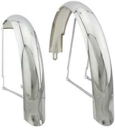 Lowrider 26 "Flared Balloon Fender مجموعة Chrome. للدراجات ، الدراجات ، للدراجة 26" ، طراد الشاطئ. in Saudi Arabia