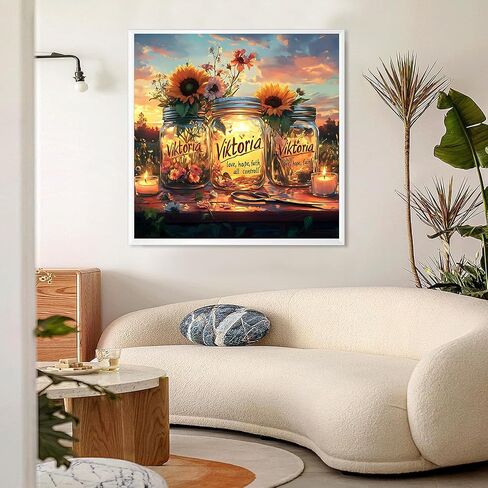 LZLHDE FLOWES FLOWERS DAIMOND KIT ، مجموعات فن الماس للبالغين DIY Round Full Drill Paint in Kuwait