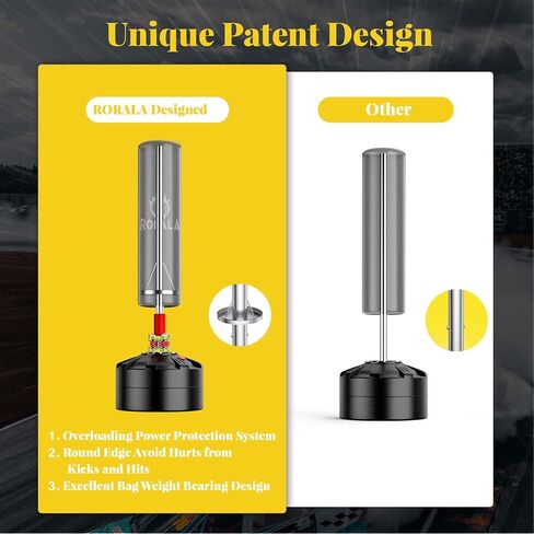 حقيبة اللكم مع قفازات الملاكمة ، حقيبة ثقيلة مستقلة للأطفال البالغين ، رجال يقفون كيس راكب أكياس كحد أقصى 253 رطلاً in Kuwait