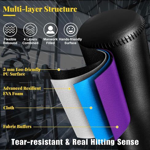 حقيبة اللكم مع قفازات الملاكمة ، حقيبة ثقيلة مستقلة للأطفال البالغين ، رجال يقفون كيس راكب أكياس كحد أقصى 253 رطلاً in Kuwait