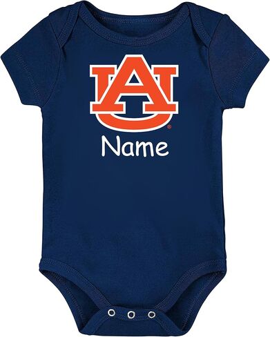 Auburn Tigers Personalized Color Baby Onesie Bodysuit in Saudi Arabia