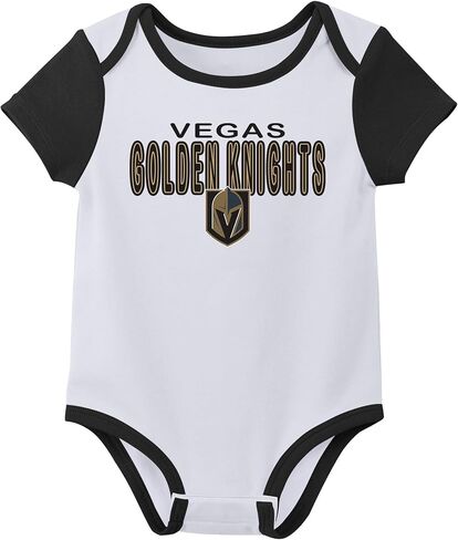 Outerstuff NHL Teams Newborn Baby and Infant Short Sleeve Bodysuit Variet 3-Pack (0-18m) in Saudi Arabia