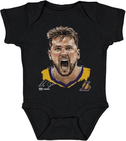500 LEVEL Luka Doncic Los Angeles Lakers One-Piece Infant Bodysuit - Luka Doncic Los Angeles Lakers Scream in Kuwait
