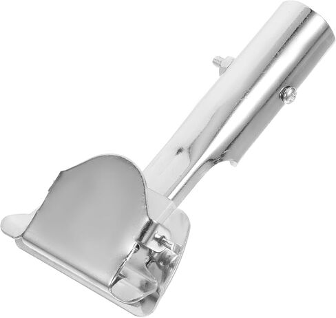 Garneck Mop Handle Clip استبدال - الفولاذ المقاوم للصدأ - الفضة - 6.22 × 2.95 × 0.98 بوصة - مقابض MOP - الاستخدام المنزلي والتجاري in Saudi Arabia