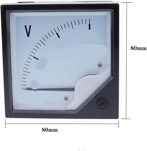 DC 5V Square 6C2-V 80 * 80mm Voltmeter (DTC-500) in Saudi Arabia