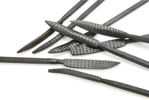 Woodriver Large Riffler Rasp Set - Coarse - 8-Piece in Saudi Arabia