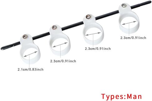 Adjustable Finger Expander, Guitar Finger Expansion Finger Exerciser Guitar Beginner Finger Expander for Piano Guitar Musical Instrument Accessories(Black/Man) in Saudi Arabia